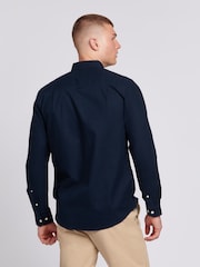 U.S. Polo Assn. Blue Mens 100% Cotton Peached Oxford Shirt - Image 4 of 6