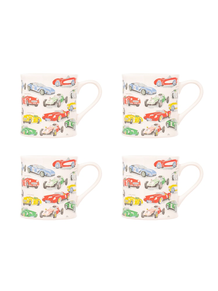 Cath Kidston Blue Mollie Mug Set Of 4 - Image 2 of 4