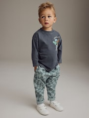 Charcoal Grey Long Sleeve T-Shirt (3mths-7yrs) - Image 2 of 8