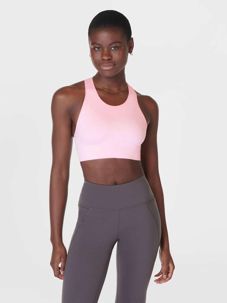 Sweaty Betty Nerine Pink Stamina Sports Bra - Image 1 of 7