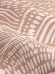 HÖEM Oat Nola Abstract Geometric Eyelet 100% Cotton Curtains - Image 5 of 5