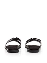 Moda in Pelle Ormay H-Strap Embellished Sliders - Image 4 of 6