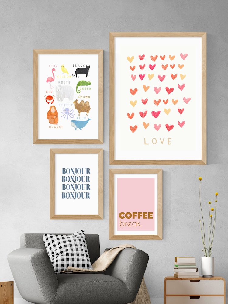 East End Prints Oak Love Heart Framed Art Print - Image 3 of 3