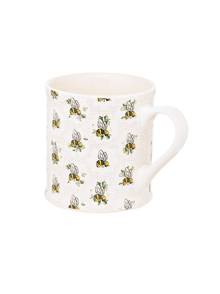 Cath Kidston Cream Provence Bee Mollie Mug Set Of 4 - Image 4 of 4