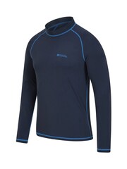 Mountain Warehouse Blue Mens Long Sleeve Rash Vest - Image 3 of 4