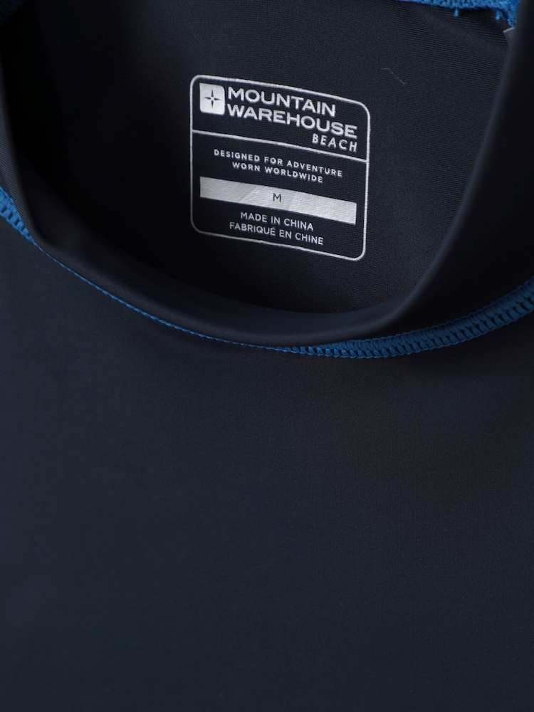Mountain Warehouse Blue Mens Long Sleeve Rash Vest - Image 4 of 4