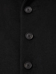 Reiss Black Gable 3-9 yrs Single Breasted Overcoat - Image 4 of 7