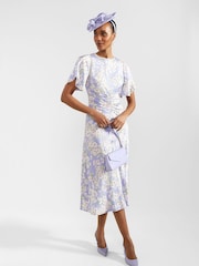 Hobbs Lilac Purple Vita Dress - Image 1 of 4