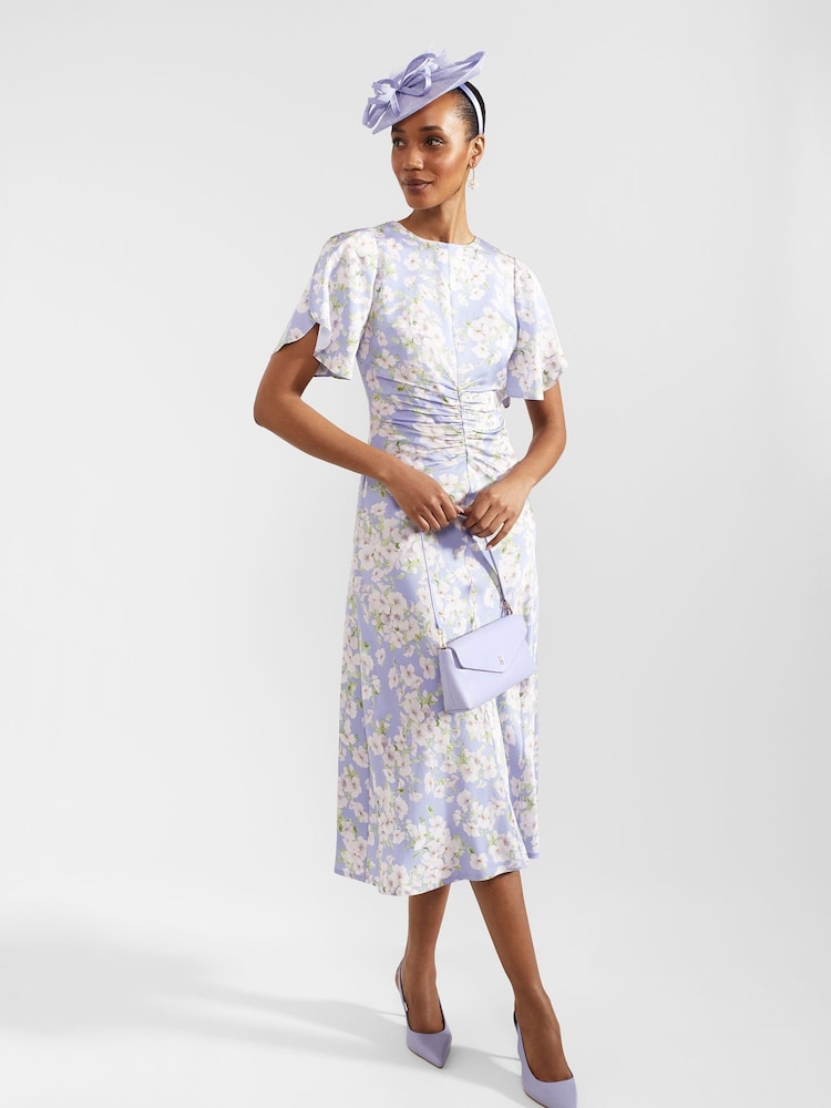 Hobbs Lilac Purple Vita Dress - Image 1 of 4