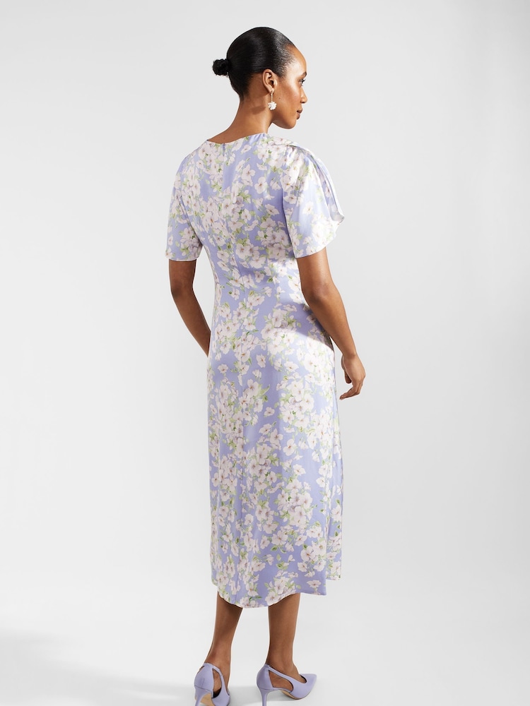 Hobbs Lilac Purple Vita Dress - Image 2 of 4