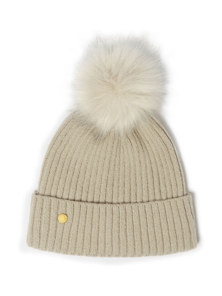 Katie Loxton Brown Knitted Hat - Image 2 of 4