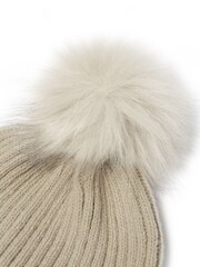 Katie Loxton Brown Knitted Hat - Image 4 of 4