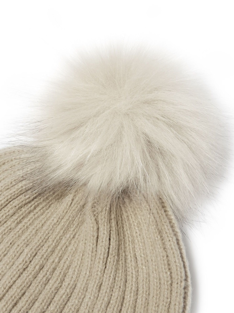Katie Loxton Brown Knitted Hat - Image 4 of 4
