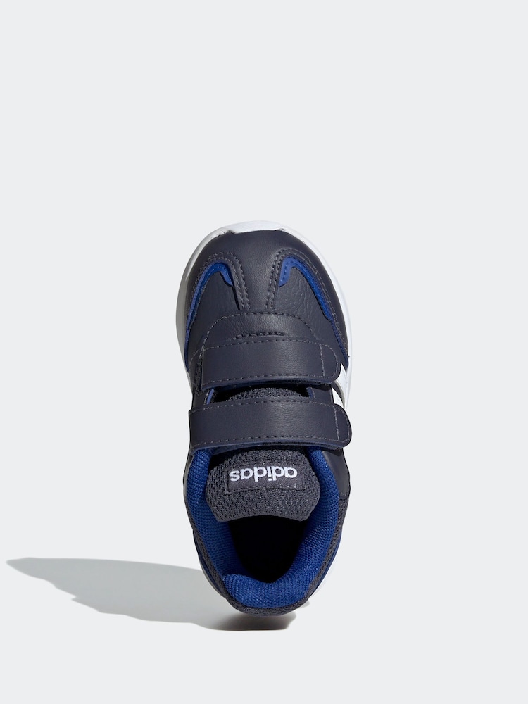 Marineblauw/wit - adidas Kids Tensaur Switch Shoes - Image 5 of 8