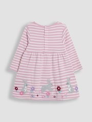 JoJo Maman Bébé Pink Appliqué Dress - Image 2 of 3