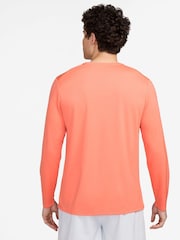Манго - топ для бега с длинными рукавами Nike Dri-FIT Miler - Изображение 2 из 4