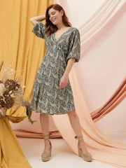 FatFace Black Padra Paisley Dress - Image 1 of 7