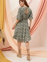 FatFace Black Padra Paisley Dress - Image 2 of 7