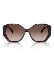 Ralph Lauren The Juliette Rl8220 Butterfly Brown Sunglasses - Image 1 of 5
