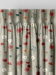 Sophie Allport Red Poppy Meadow Made to Measure 100% Cotton Curtains - Image 5 of 9