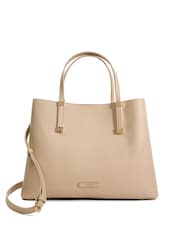 Dune London Cream Dorry Large Unlined Tote Bag - Image 1 of 5