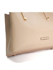 Dune London Cream Dorry Large Unlined Tote Bag - Image 5 of 5