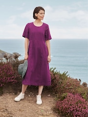 Seasalt Cornwall Purple Grass Wave Dress - Image 1 of 10