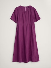 Seasalt Cornwall Purple Grass Wave Dress - Image 9 of 10