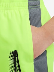 Nike Volt/Cool Grey Academy23 Football Shorts - Image 4 of 4