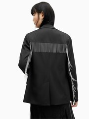 AllSaints Black Franky Blazer - Image 2 of 7