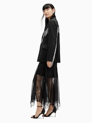 AllSaints Black Franky Blazer - Image 3 of 7