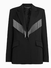 AllSaints Black Franky Blazer - Image 7 of 7