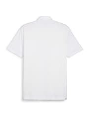 Weiß - Puma Pure Solid Golf Herren Polo-Shirt - Bild 6 von 6