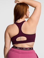 Victoria's Secret PINK Purple Rose Sports Bra - Image 2 of 4
