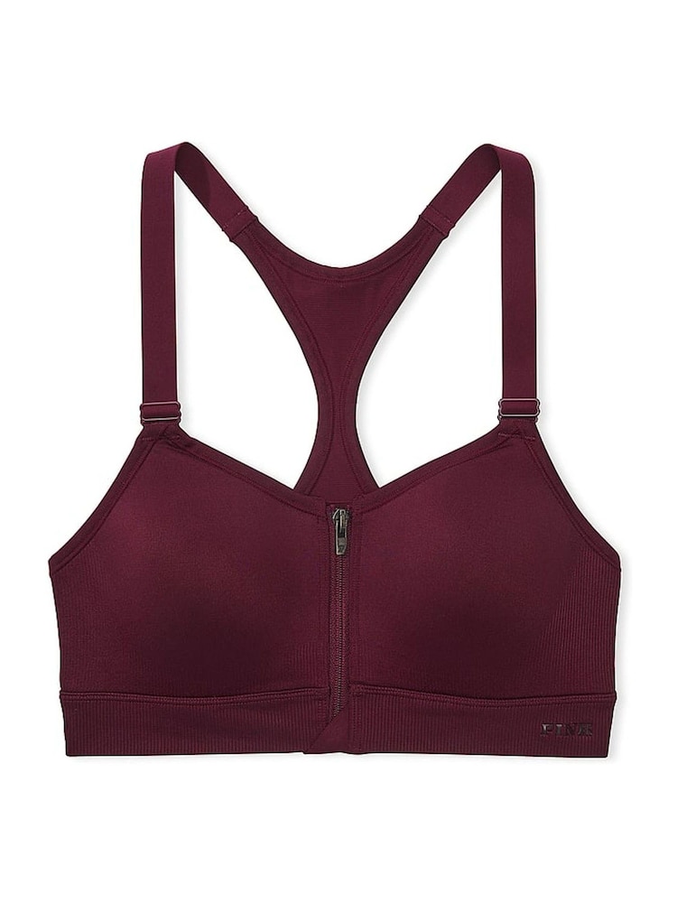 Victoria's Secret PINK Purple Rose Sports Bra - Image 4 of 4