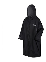 Negro oscuro - Albornoz de cambio impermeable de adulto de Regatta - Imagen 8 de 8