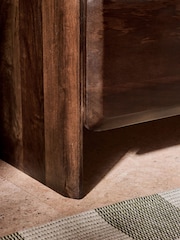 MADE.COM Brown Payton Mango Wood 6 Drawer Chest of Drawers - Image 4 of 6