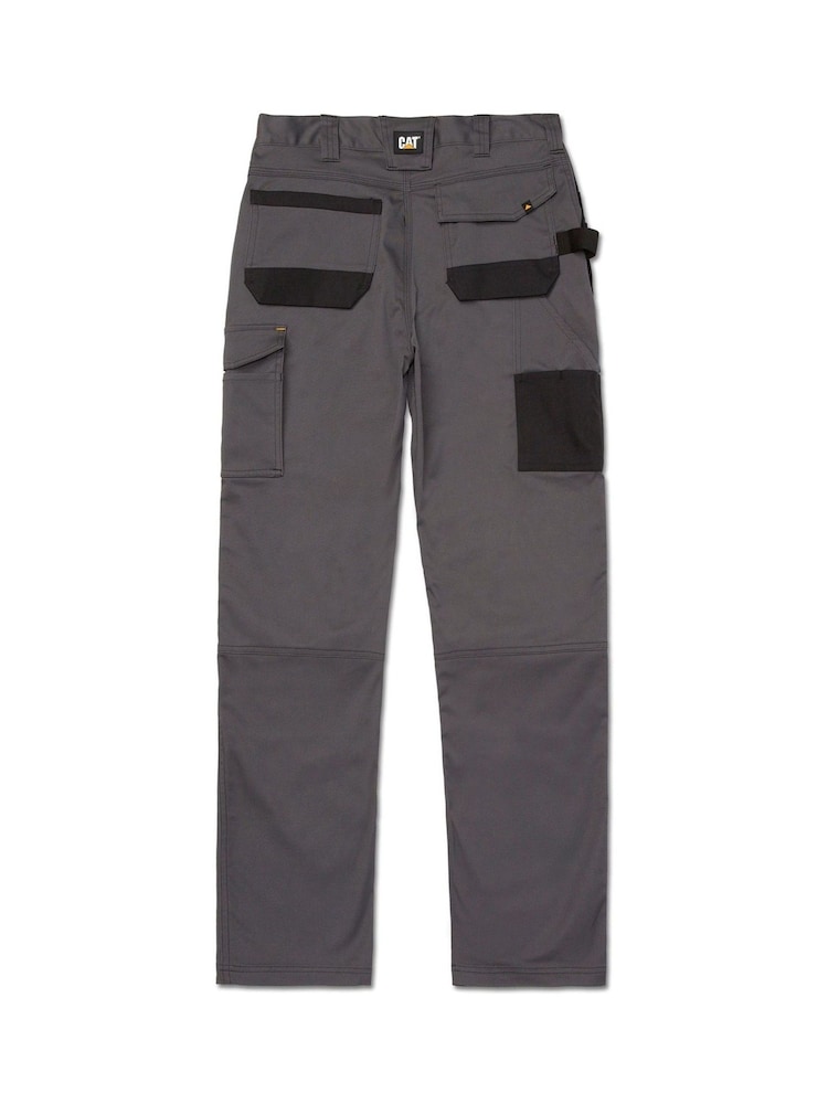 Caterpillar Grey Essential Knee Pocket Stretch Holster Trousers - Image 5 of 5