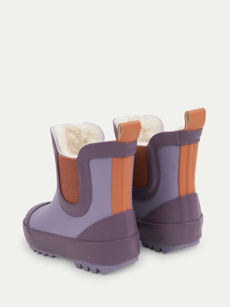 KIDLY By MORI Cosy Fleece Lined Short Wellies - Image 2 of 5 KIDLY By MORI Cosy Fleece Lined Short Wellies - Image 2 of 5