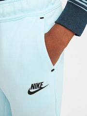 Nike Blue/Black Tech Fleece Joggers - Image 3 of 8