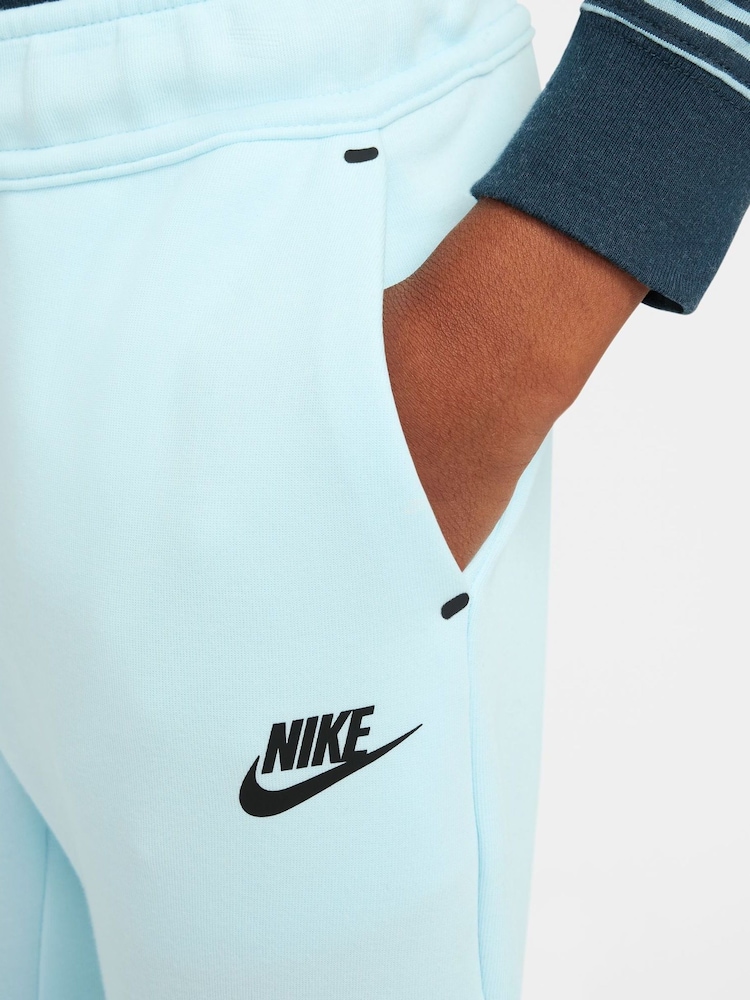Niebieski/czarny - Polarowe joggersy Nike Tech Fleece - Image 3 of 8