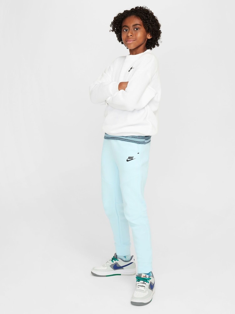 Nike Blue/Black Tech Fleece Joggers - Image 8 of 8
