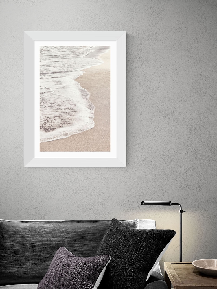 East End Prints White Waves II White Framed Art Print - Image 2 of 3