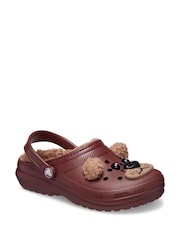 Crocs Brown Classic Kids Fun Lab Bear Slippers - Image 4 of 8