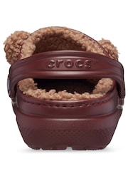 Crocs Brown Classic Kids Fun Lab Bear Slippers - Image 5 of 8
