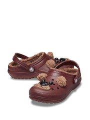 Crocs Brown Classic Kids Fun Lab Bear Slippers - Image 6 of 8