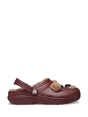 Crocs Brown Classic Kids Fun Lab Bear Slippers - Image 8 of 8