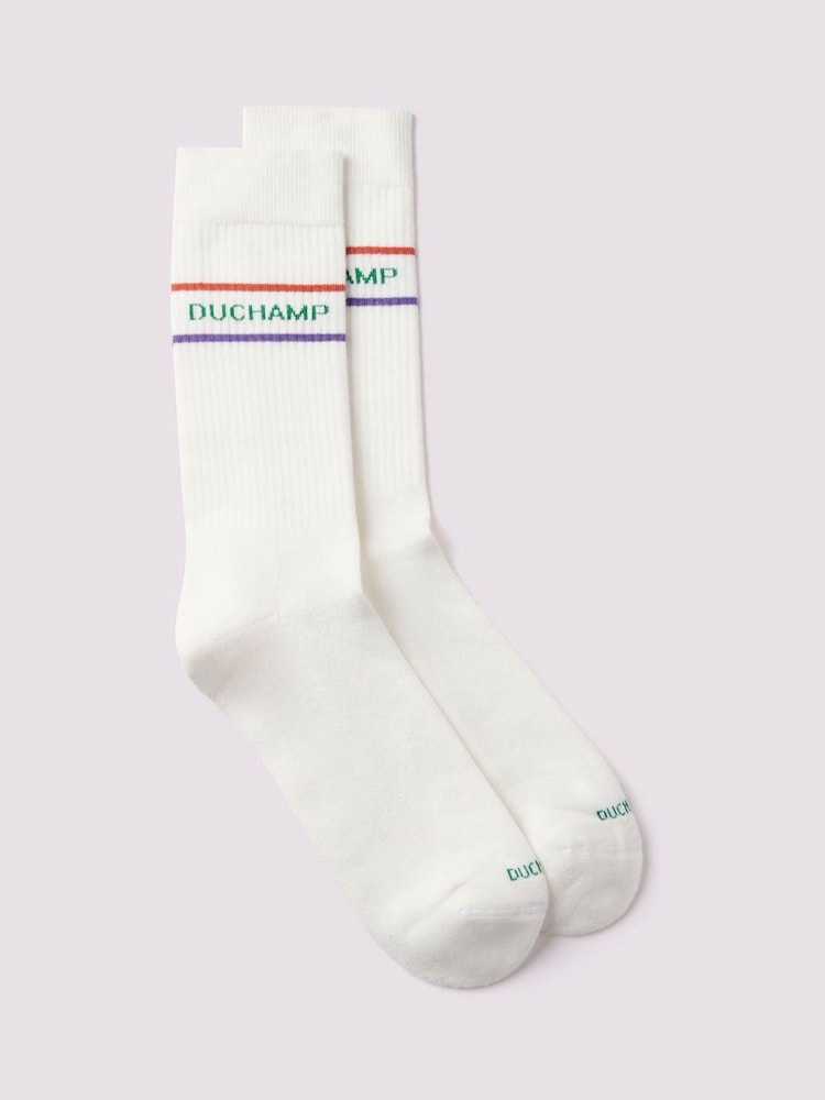 Белый - Мужские спортивные носки Duchamp - Image 1 of 3