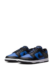 Nike Blue/Black Dunk Low Trainers - Image 3 of 8