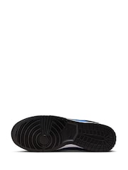 Nike Blue/Black Dunk Low Trainers - Image 6 of 8